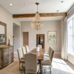 Wood Bead Chandelier, 3-Light Boho Farmhouse Beaded Chandeliers Hanging Pendant Lighting Fixture For Dining Room, Bedroom, Kitchen Island, Entryway, Living Room,Oak White - Image 2