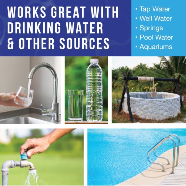 21 In 1 Water Testing Kits For Drinking Water - Home & Well Water Testing Kit For Hardness, Lead, Chlorine - Hard Water Test Kit For Tap, Pond, Pool, House - Funky Strokes Water Tester Ph Strips - Image 3