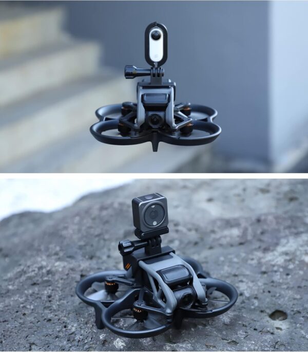 Extension Carry Bracket For Dji Avata Drone, With 1/4 Screw Tripod Mount Adapter Compatible With Dji Action 2, Insta360 Go 1/2 Ac - Image 6