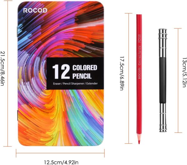 12Color Colored Pencils Professional Coloring Pencils For Kids And S Art Color Drawing Pencil Set - Image 2