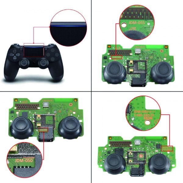 eXtremeRate Chameleon Green Purple Dawn Programable Remap Kit for PS4 Controller with Upgrade Board & Redesigned Back Shell & 4 Back Buttons - Compatible with JDM-040/050/055 - Controller NOT Included - Image 2