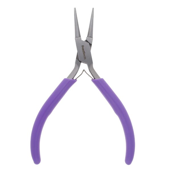 Purple Handle Round Nose Pliers Round Nose With Spring - Image 3