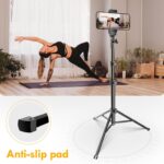 Emart Tripod For Iphone With Remote, Cell Phone Tripod Stand Vertical Selfie Stick, Adjustable 52’’ Tall Portable Travel - Image 7