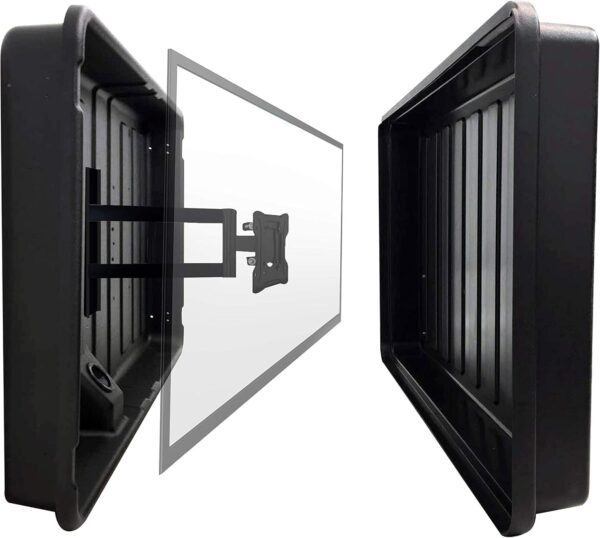 Outdoor Tv Hard Cover Weatherproof Protection For Television Mounts Right On The Wall Tv Wall Mounting Bracket Included … 3244