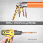 10-Piece Phillips Magnetic Screwdriver Bit Set, S2 Alloy Steel Anti-Slip Long Drill Bits, 1/4 Hex Shank, Fine Tooth Design, Strong Magnetism, Size 1"- 5", Ph2 - Image 2