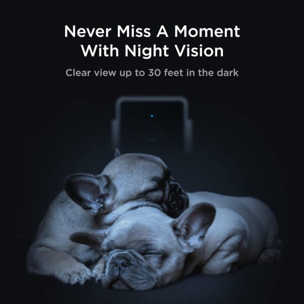 Petcube Cam Indoor WiFi Pet And Security Camera With Phone App, Pet Monitor With 2Way Audio And Video, Night Vision, 1080P Hd - Image 5