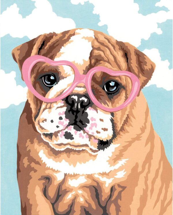 Dimensions , Dog Love, Paintworks Paint By Numbers Kit for Kids and Adults, 8'' x 10' - Image 4