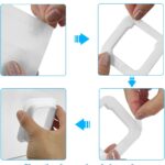 Upgraded 2 Pack Window Mount Compatible With Wyze Cam V3, Stick The Camera On Glass Wall,No Screws Adhesive Tape Mounting Bracket For Single Pane Glass Windowsdoors，White - Image 6