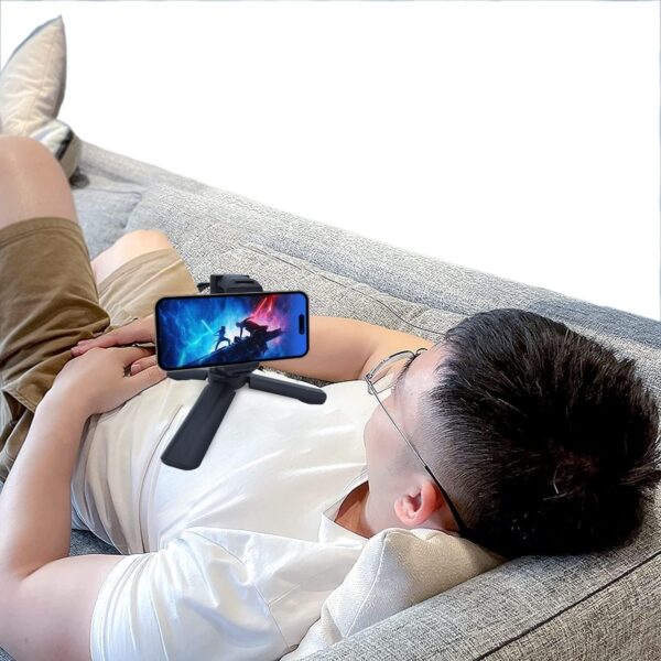 Mini Tripod Phone Stand For Recording Tiktoks Portable,Compact,Swivel Holder Perfect Video Watching,Zoom Calls Laying In Bed - Image 5