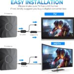 est Tv Antenna Indoor, 900+ Miles Range Digital Tv Antenna For Local Channels With Amplifier And Signal Booster, Highest - Image 5