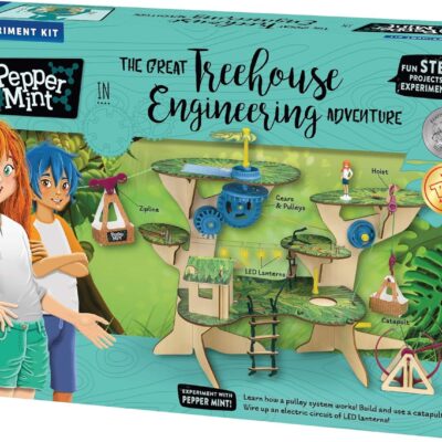 Thames & Kosmos 626020 Pepper Mint in The Great Treehouse Engineering Adventure Science Experiment Kit, Blue