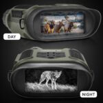 Creative Xp Pro Night Vision Binoculars - Digital Infrared, 4" Screen, 2X Zoom - Essential Deer Hunting Accessories, Tactical Gear, Security Goggles, Military Grade - 32Gb Card, Neck Strap, Case - Image 3
