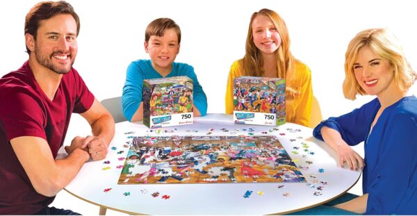 Crazart Roseart Back To The Past Sock Hop 750 Piece Jigsaw Puzzle - Image 6