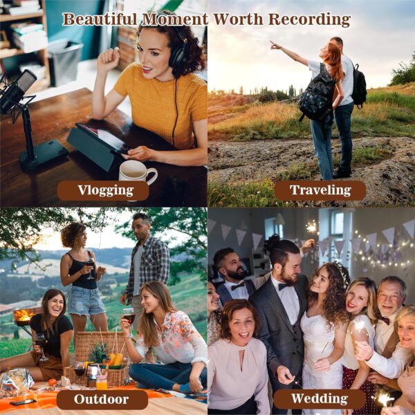 ed 4K Digital Camera For Photography, 48Mp Wifi Autofocus Vlogging Camera For Youtube 18X Zoom Point And Shoot Camera - Image 7