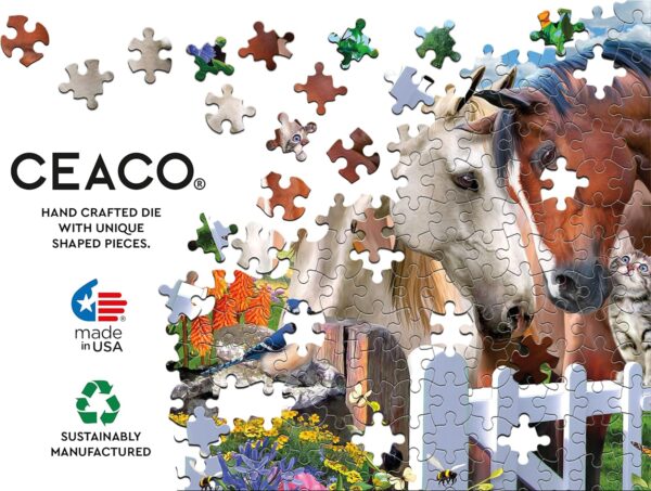 Ceaco Howard Robinson Garden Gate Friends 100 Piece Jigsaw Puzzle - Image 4