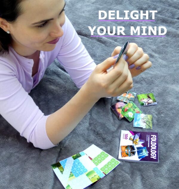 1 2 Combo Pack. Origami Brain Teasers For Tweens, Teens S. Stocking Stuffer, For Ages 10+. Singleplayer Game With 200 Puzzles - Image 7