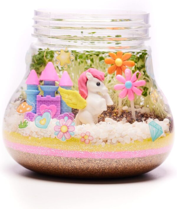 Creativity for Kids Plant and Grow Unicorn Forest: Terrarium Kit for Kids, Unicorn Toys and STEM Kits for Kids, Arts and Crafts - Image 7