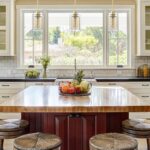 1 Light Indoor Mini Hanging Kitchen Island Pendant Light With Gold Finish,Clear Frosted Glass Chandelier Shade For Bar,Dining Room Over Sink (Amber Glass, 3 Pack) - Image 6