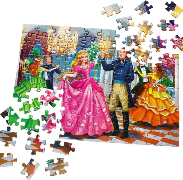 Jigsaw Puzzles For Kids Ages 48, 68, 810 Princesses At The Dance 100 Piece Princesses Puzzles For Children, Learning Educational - Image 4