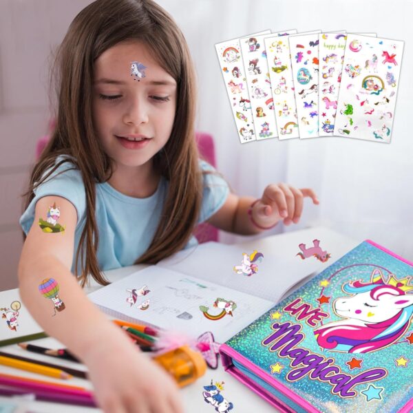 Unicorn S For Girls, Birhtday S For Kids Art Crafts Fruit Scented Markers Set With Unicorn Pencil Case, 57Pcs Happy Birthday Arts - Image 4