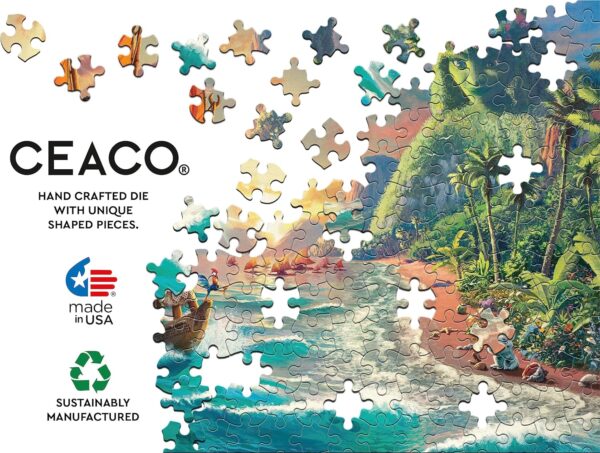 Ceaco Foil Puzzle Thomas Kinkade Moana 500 Piece Jigsaw Puzzle - Image 5
