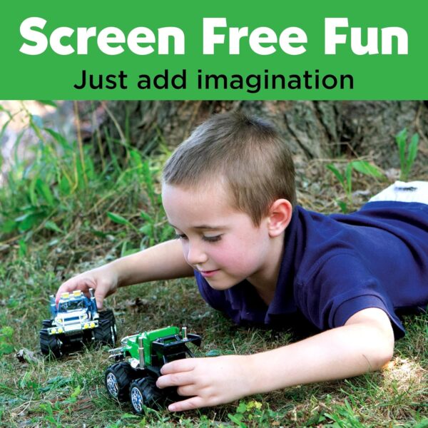 Creativity for Kids Monster Trucks Craft Kit: Customize 2 Monster Truck Toys, DIY Arts and Crafts for Kids, Monster Truck Toys - Image 7